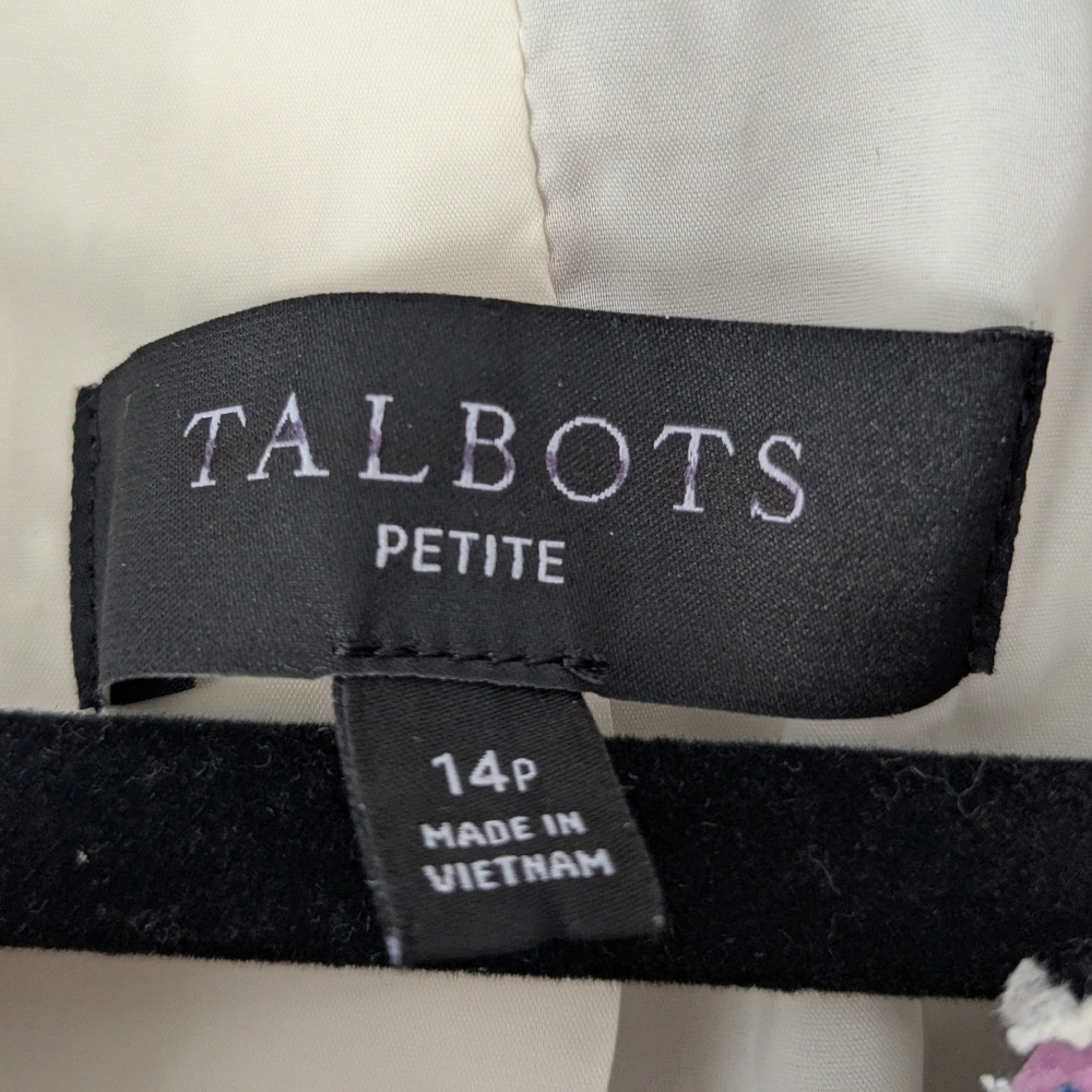 Talbots Collarless Tweed Blazer - Picture 4 of 8